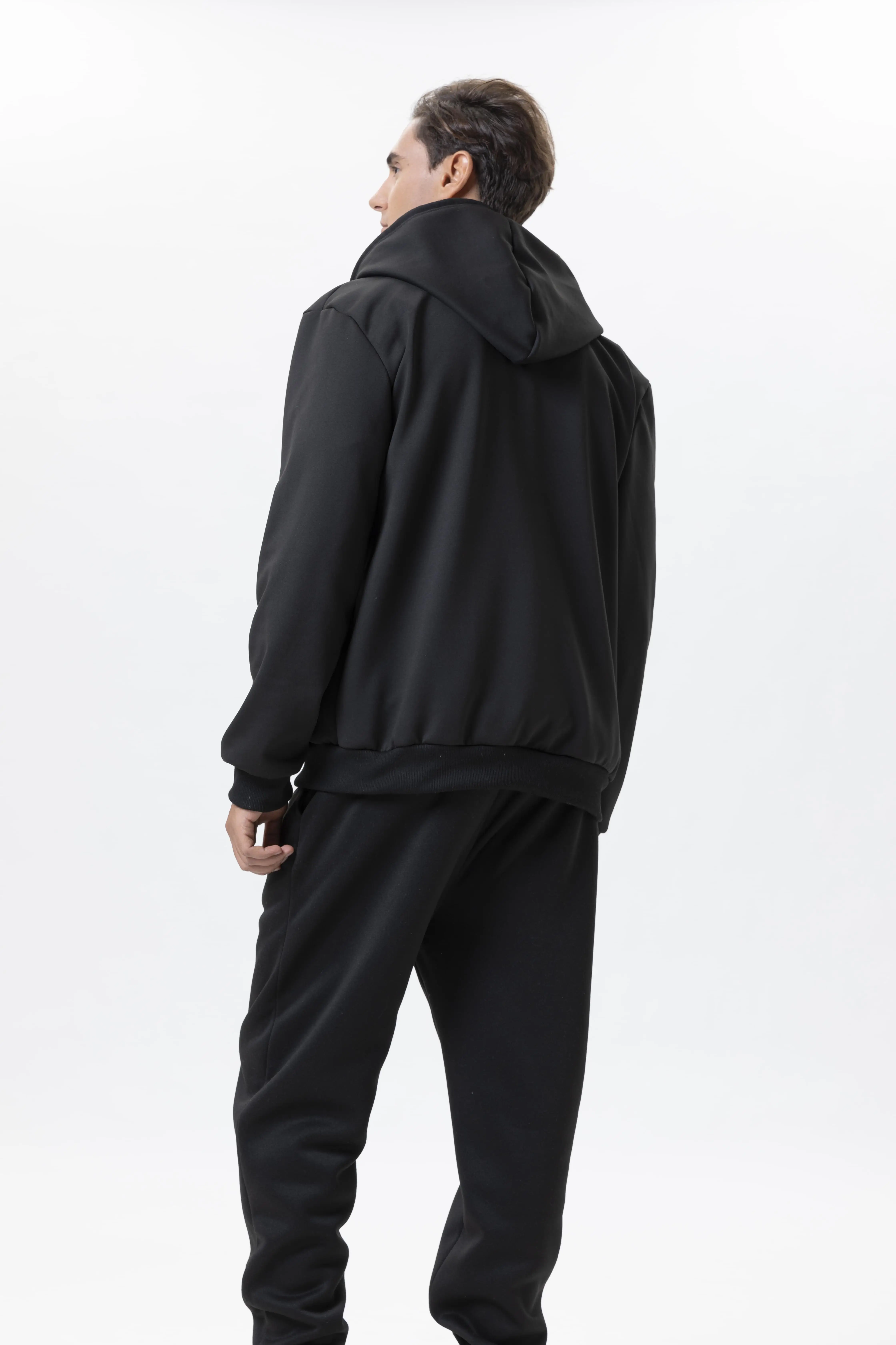 Men's Winter 2 Pcs Set Thick F - огляд і ціна Sherpa Hoodie Fleece