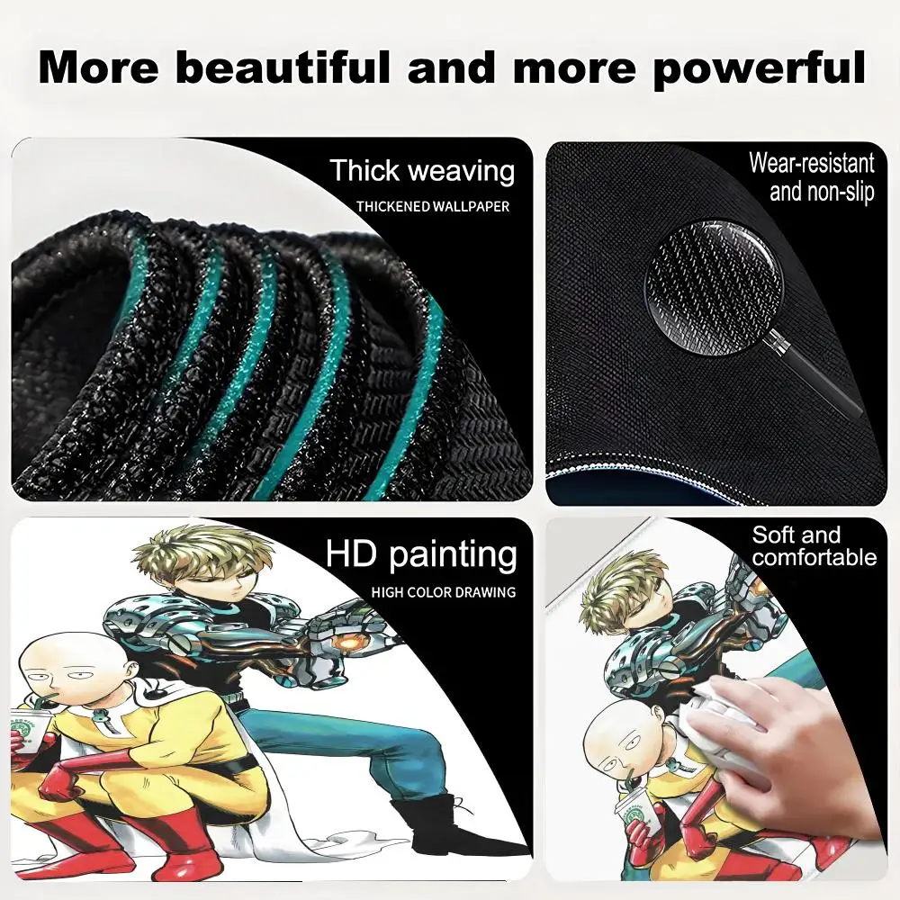 Gaming mouse pad xs pequeno mousepad para anime um socos mans pc gamer decoração de mesa escritório mouse tapete deskmat