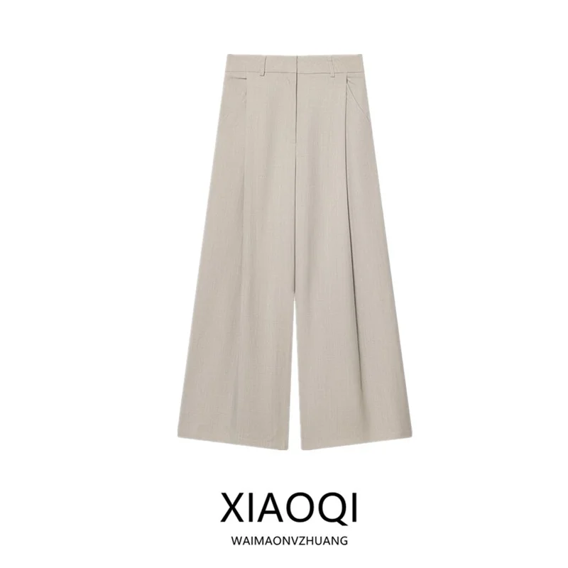 بنطلون نسائي فضفاض 2025 شتاء تصميم جديد l الخصر مطوي السراويل تنوعا سراويل تقليدية السيدات Faion #1