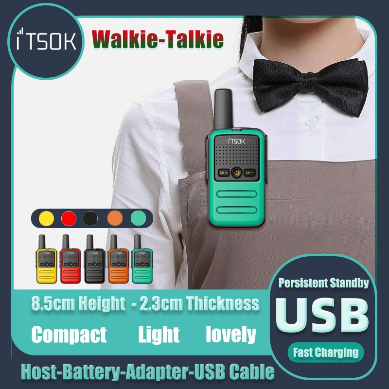 2pcs UHF Gifts1S 2S Colorful Fuselage Transceiver Two Way Radio Table Mini Toys For Baby Talki Walki Walkie Talkie