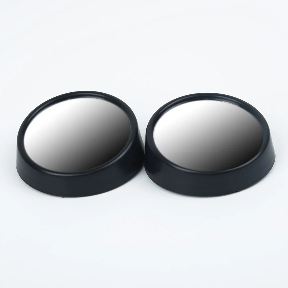 Car Wide Angle Mirror 360 Rotation Adjustable Convex Blind Spot Mirror Rear View 5.5*2cm Black Hot Sale Brand New