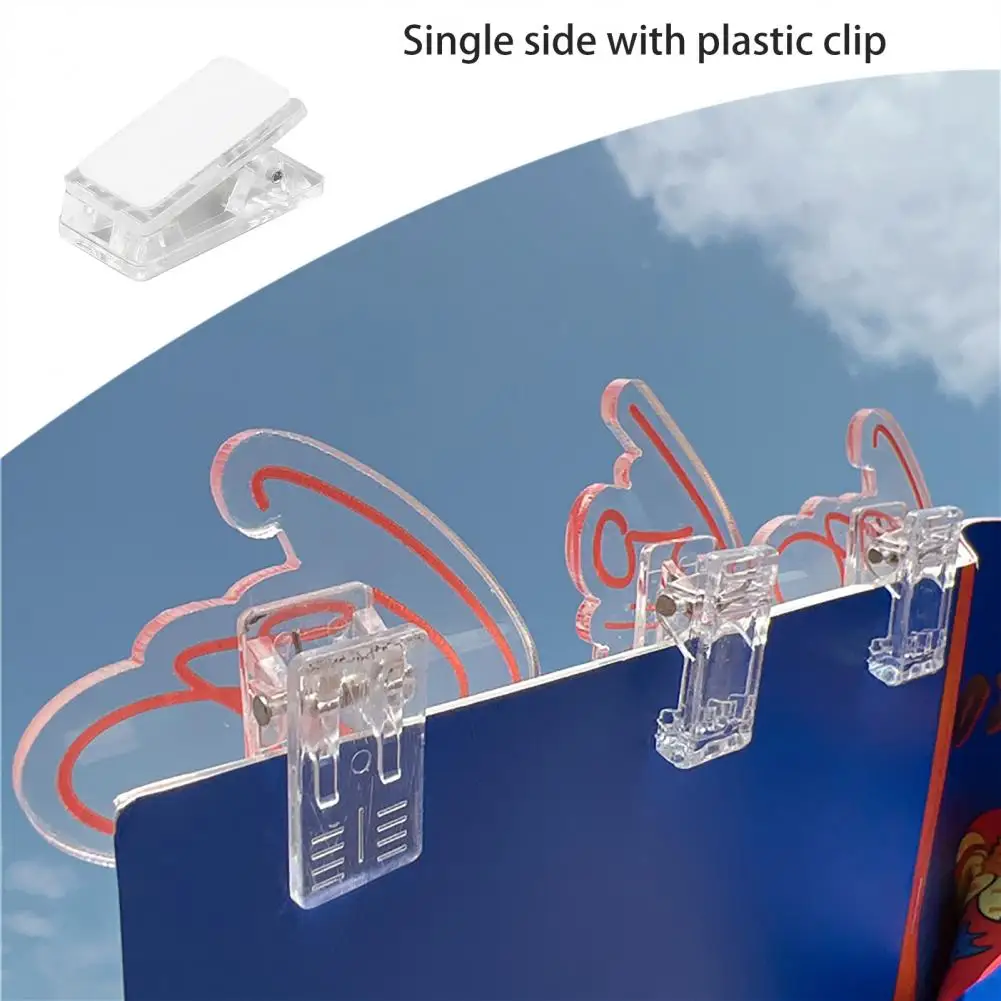 คลิปหนีบกระดาษแขวนผนังแบบหนีบขนาดกะทัดรัดทนทานมีกาวในตัวหนีบติดผนังอเนกประสงค์สำหรับแขวนภาพต่างๆ