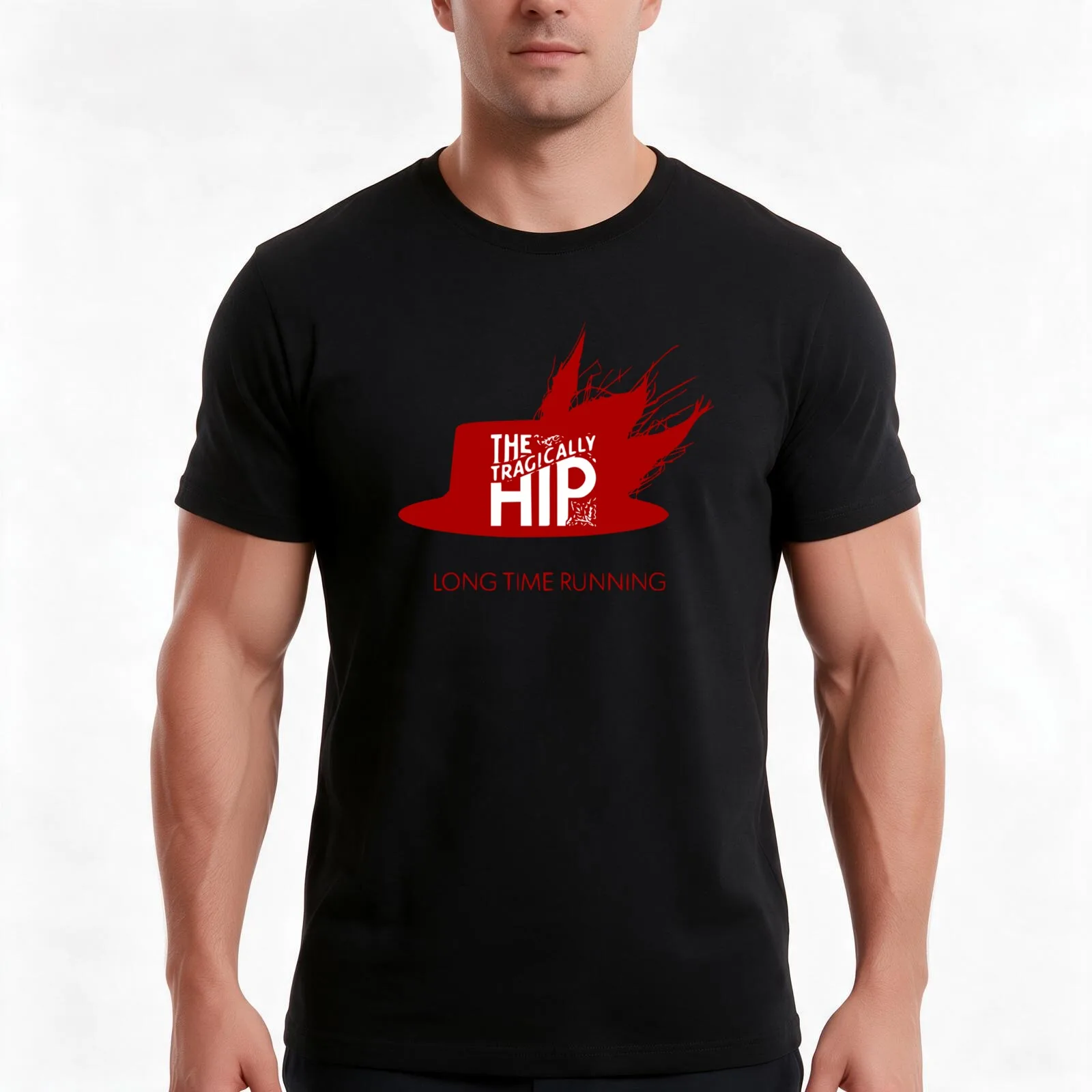 tragically hip logo (4) T-Shirt Summer Casual Cotton Tee Oversized Streetwear Tops Vintage Graphic Print Unisex Men Women