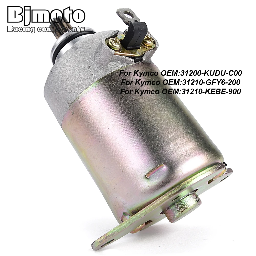 Starter Motor สําหรับ KYMCO Super 8 125/เช่น 125 LX 4T ยูโร III Agility 125 4T ยูโร II 31200-KUDU-C00 31210-GFY6-200 31210-KEBE-900