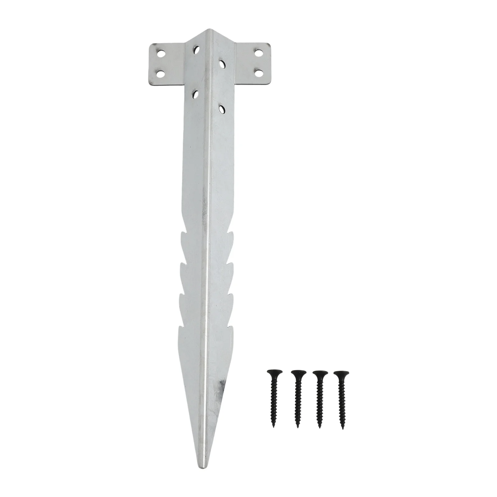 

As Shown Railway Sleeper Brackets Easy Installation Screws Weather Resistant Material Cost-effective Gardening Solution