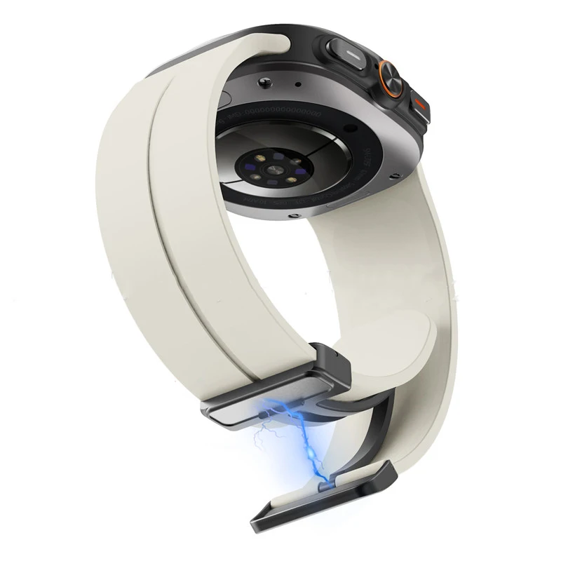 

Magnetic band For Samsung Galaxy watch Ultra strap 47mm Sport Silicone Bracelet correa galaxy watch 8 8 classic 40mm 44mm 46mm