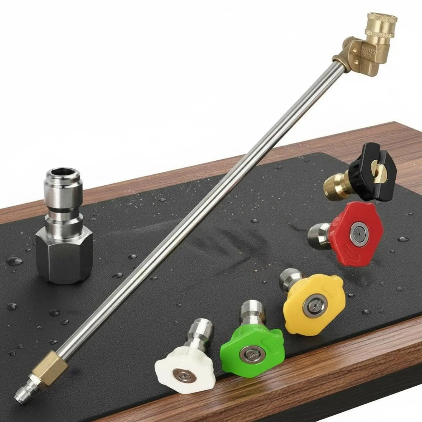 Pressure Washer Extension Extension Rod Set Stainless Steel Pivoting Coupler Pressure Washer Extension Rod Gutter Cleaner