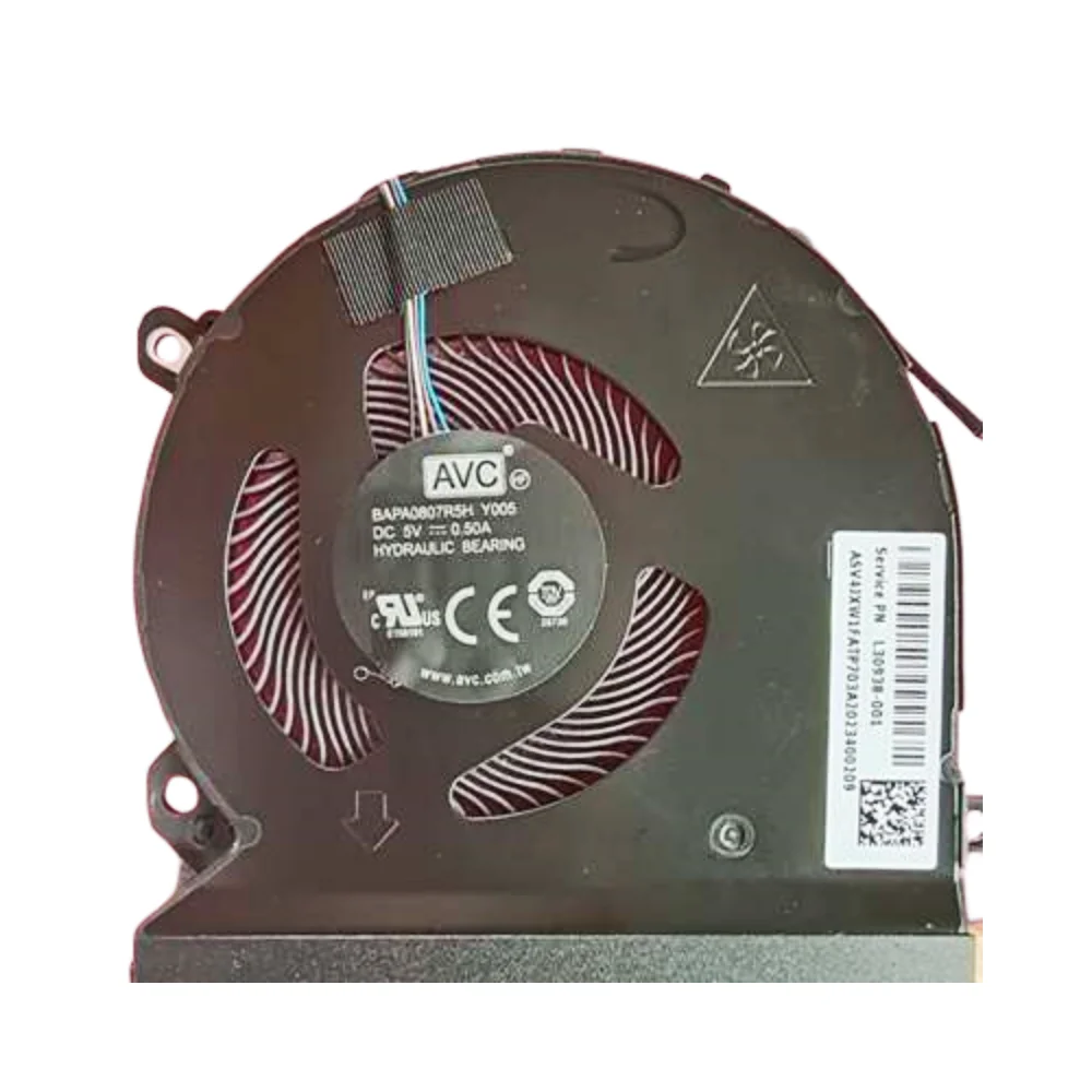 TT-ventilador de refrigeración Original, disipador de calor para HP studio X360 G5 Elitebook 1050 G1 L30938-001, nuevo