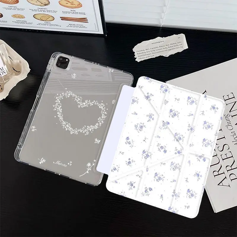 3+Y Multi-Angle Stand Cover for iPad10.2 7/8/9th 4/5 10.9 iPad A16 2025 11th Air11/13 IPad Mini6 8.3 air3 10.5 Pro 11 2020
