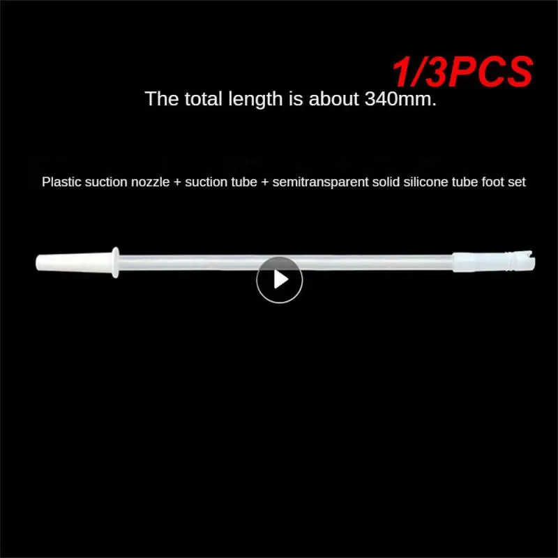 1/3PCS Minimalist Silicone Pipette Fashion Home Environmentally Friendly Materials Three-piece Nozzle Head Set