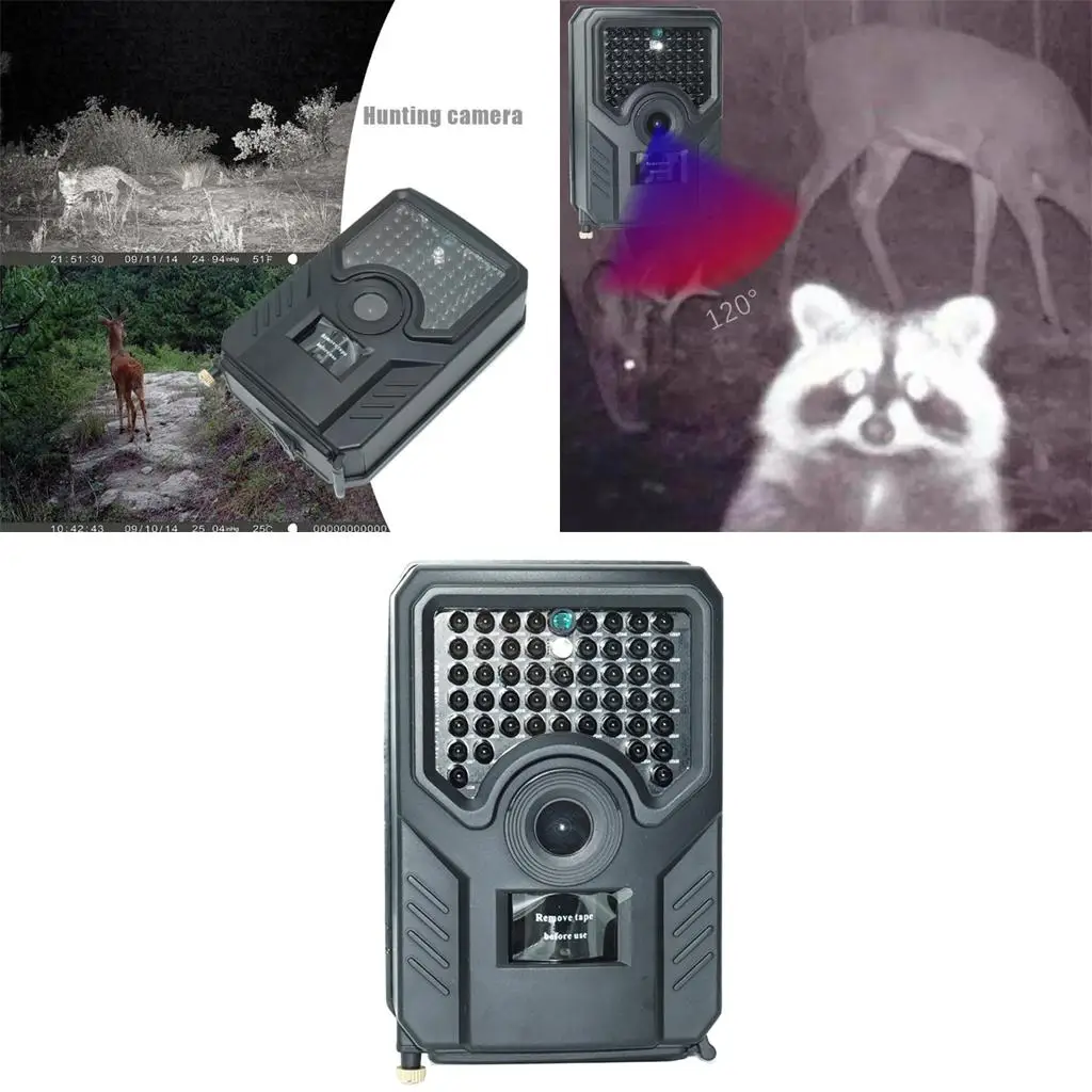 Hunting Trail Camera Cam Wireless Office 120° Wide Angle Record Monitor