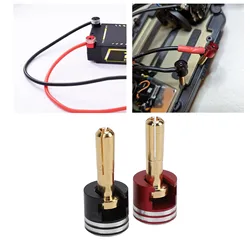 Heatsink Bullet Plug Grip Aluminium Alloy and Copper Banana Plug Connectors with Heatsink Bullet