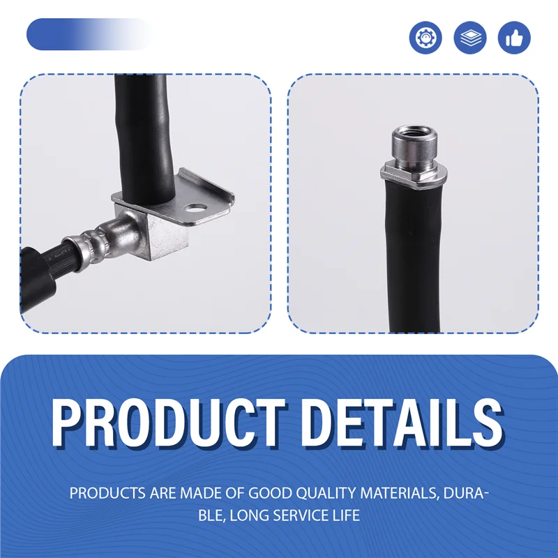 

1Pair Front Brake Hose Cable LR058020 LR058021 For Land Rover Range Rover Sport 06-13 Parking Brake Hydraulic Hose Lasso