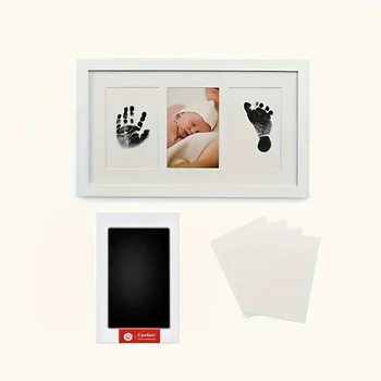 1 Set Baby Handprint Footprints Ink Pads Safe Non-toxic No-Touch Skin Inkless Inkpad Kits Pet Cat Dog Paw Prints Souvenirs Gifts