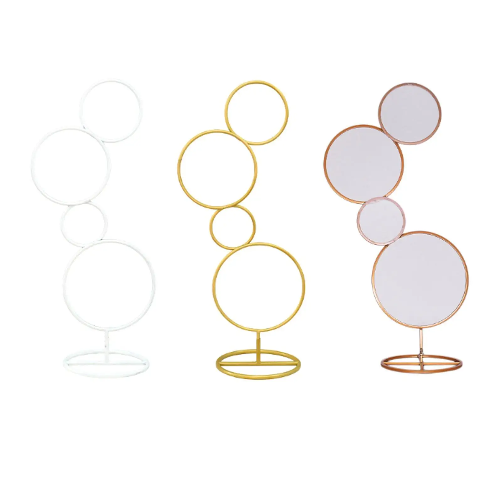 

Wedding Round Hoop Backdrop Stand Artificial Flower Frame for Stage Display