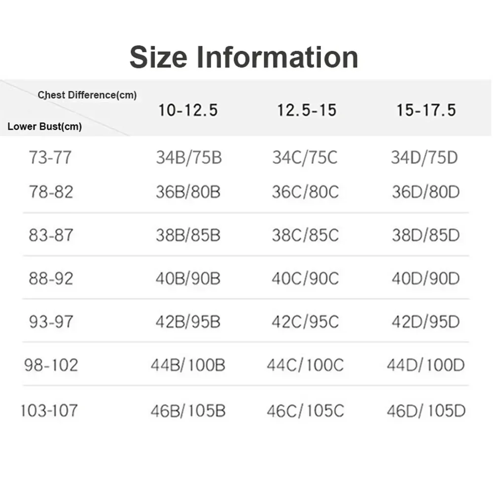 여성용 섹시한 백리스 언더와이어, 심리스 플러스 브라렛 브래지어, 사이즈 업 탑 란제리 레이스, 80-105D