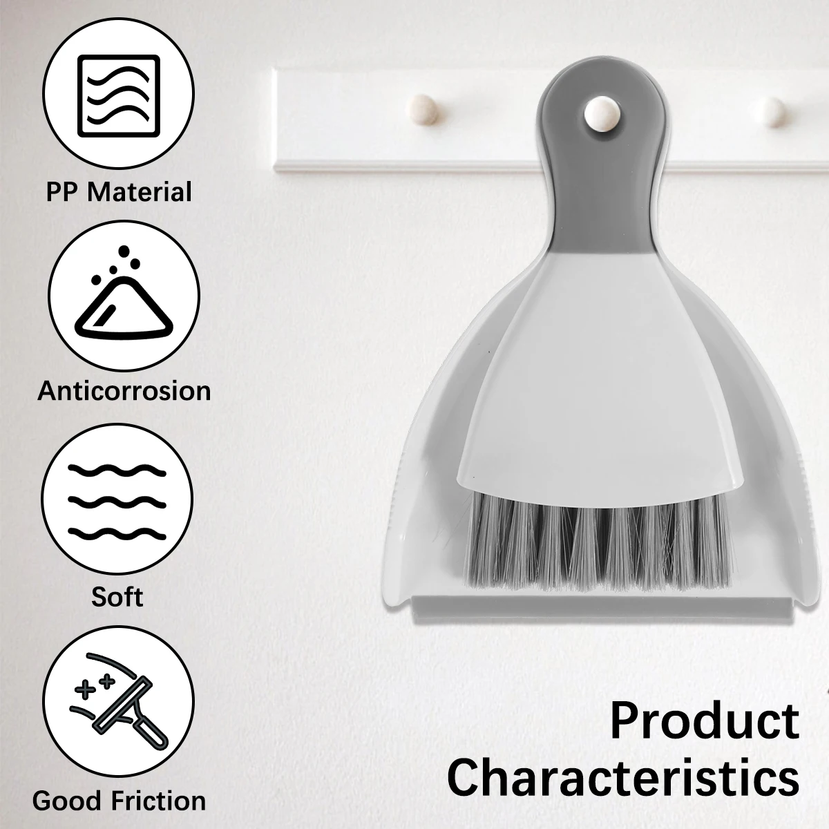 Mini Dustpan and Brush Set Portable Table Top Cleaning Dining Table Crumb Sweeper Multipurpose Desktop Keyboard Cleaning Tools