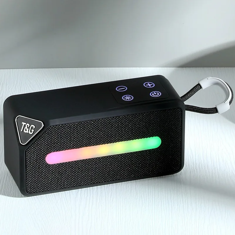 30 واط هايت ower سماعة لاسلكية تعمل بالبلوتوث المتكلم HiFi ستيريو TF بطاقة مضخم صوت خارجي RGB أضواء ملونة مع راديو FM