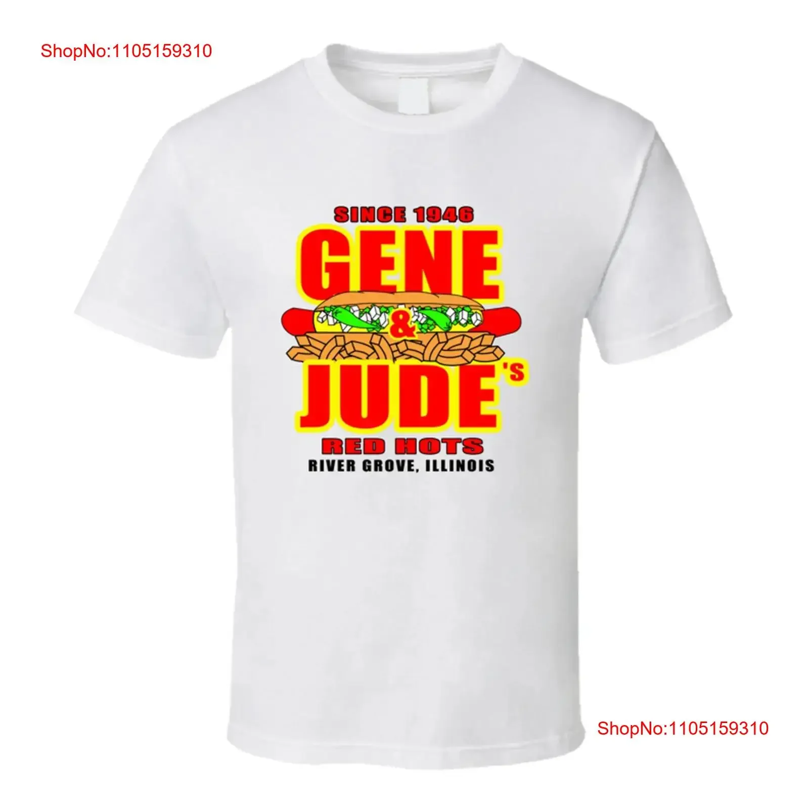 

Футболка «Ресторан Жена и Юди» с изображением Иллинойса и еды, винтажная стираная эластичная мягкая повседневная модная дышащая футболка для повседневной носки