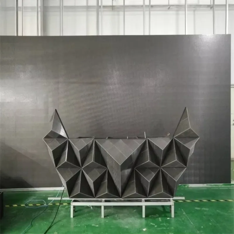 P5 Triangle Full Color LED Display Screen Custom Indoor DJ Booth Stage Visual Display Panel
