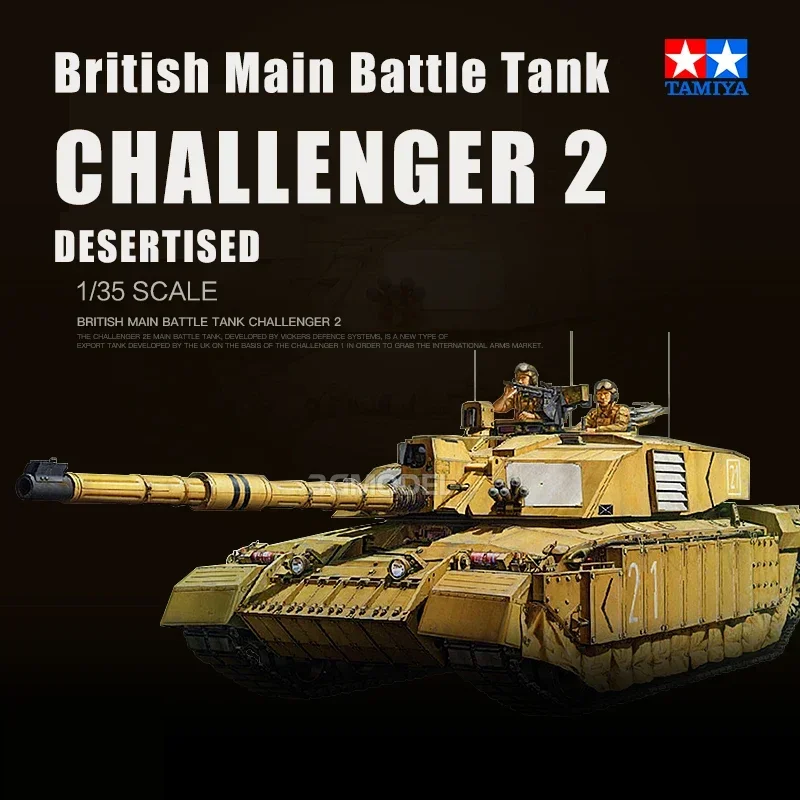 Комплект сборной модели TAMIYA 35274, основной боевой танк British Challenger 2, 1/35