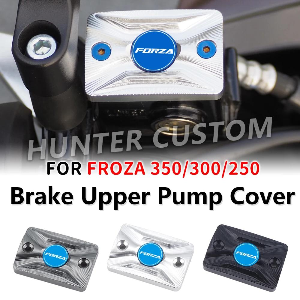 

For HONDA FORZA 350 / 300 / 250 Brake Fluid Cap Master Cylinder Reservoir Front Brake Fluid Tank CNC Oil Cup Cap Accessories