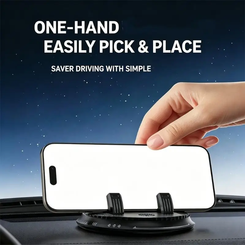 900F Car Dashboard Mount Cellphone Holder Easy Installation Stand for Most Cellphone