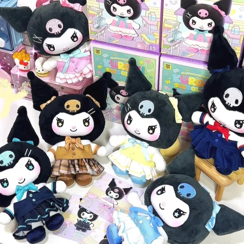 

Подлинная серия Kuromi Campus Diary, слепая коробка, милая загадочная коробка, школьная фигурка жизни, виниловый кулон, коллекционные подарки на день рождения для девочек, игрушки