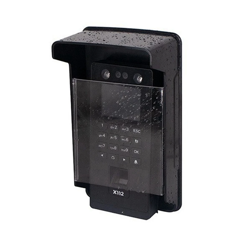 Outdoor Waterproof Cover Rain Proof Shell With Transparent Panel For Access Control System Face Recognition Machines