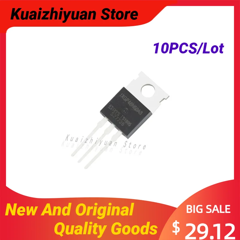 10PCS/Lot New And Original IXGP48N60A3 A Spot TO-220 600V 48A MOS Field Effect Tube High-Power IGBT Triode Quality Goods