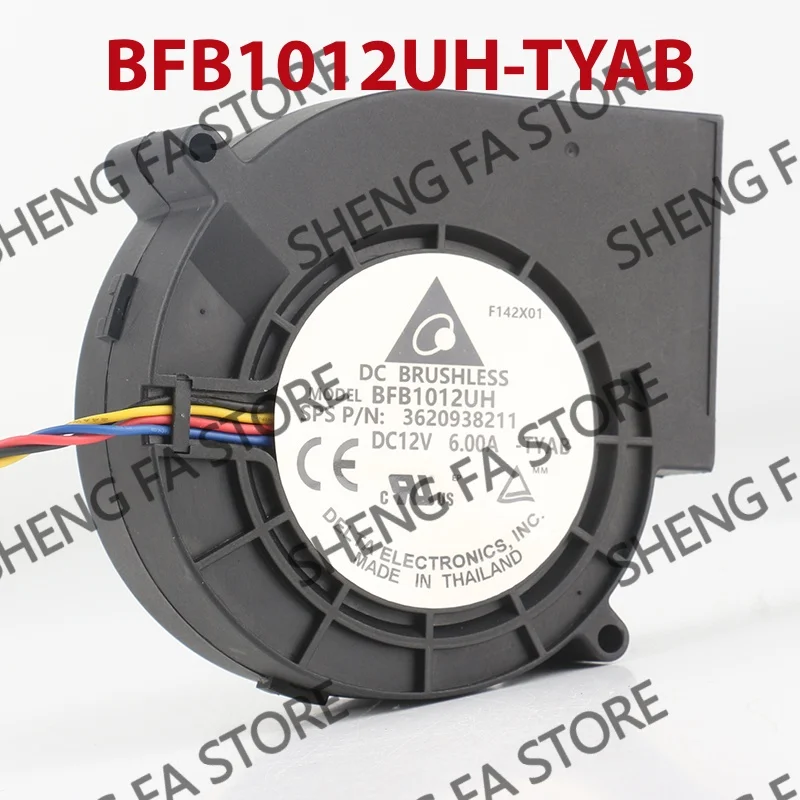 AC EC 9733 97X94X33MM 9.7CM Four-wire PWM temperature control force turbine BFB1012UH-TYAB Delta 24V 48V DC12V 6.00A cooling fan