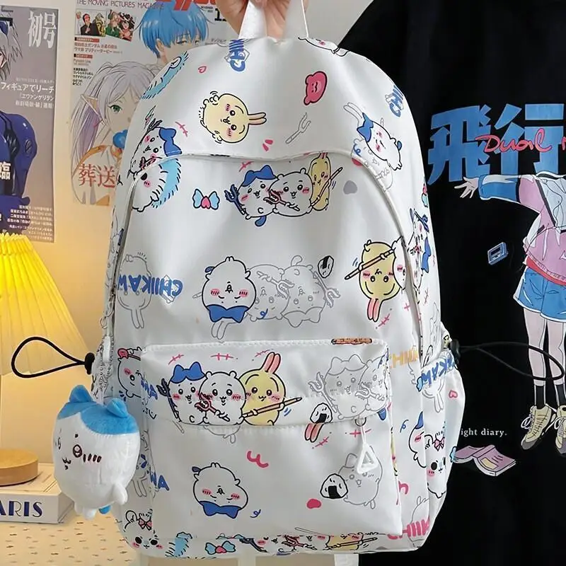 

Cute Kawaii Chiikawa Backpack Anime Large Capacity Leisure Light Backpack Female Junior High School High School Japanese Bag