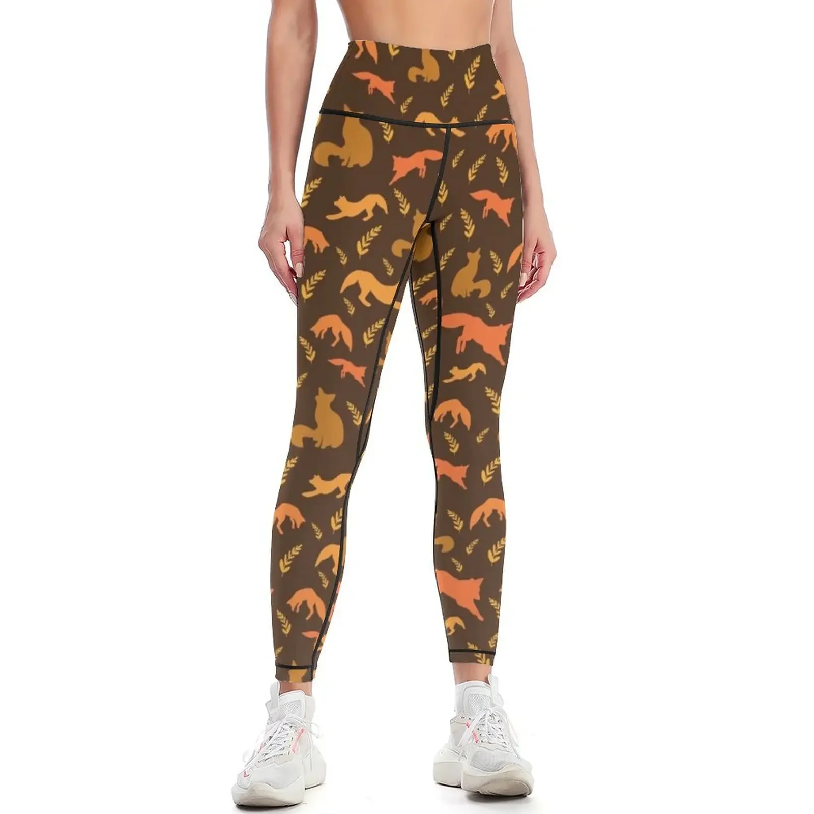 

Foxes at Play Leggings Fitness clothing Women's tights Womens Leggings