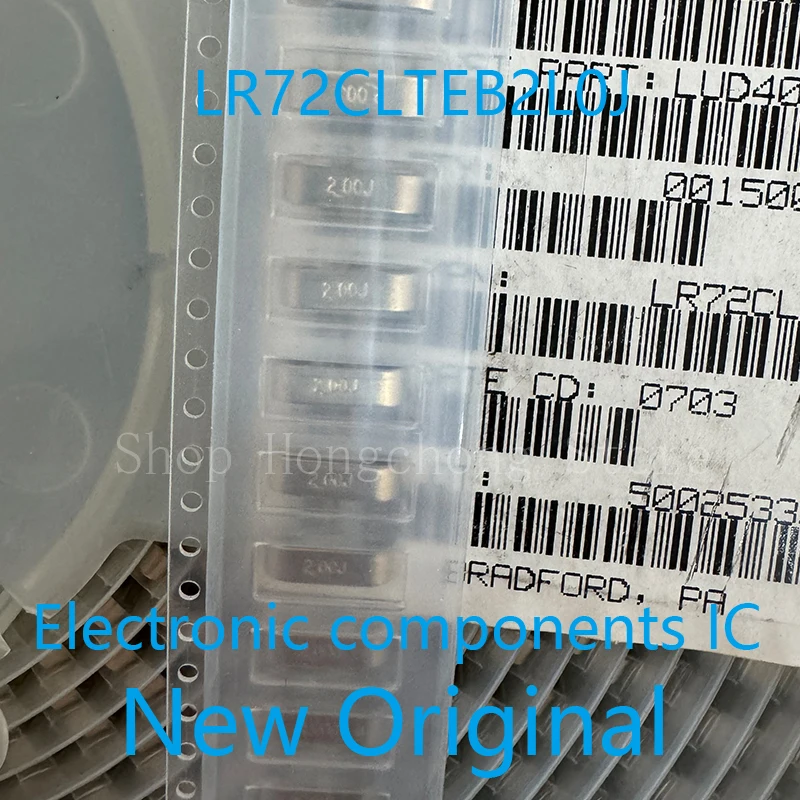 New Original LR72CLTEB2L0J LR72CLTEB2 200J Res Metal Plate 0.002 Ohm 5% 1W ±350ppm/°C J-Lead SMD T/R KOA 10PCS