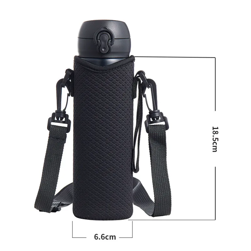 Sport Water Bottle Cover With Strap Neoprene Insulator Sleeve Bag Case Pouch 500ML Portable Vacuum Cup Set Camping Accessories