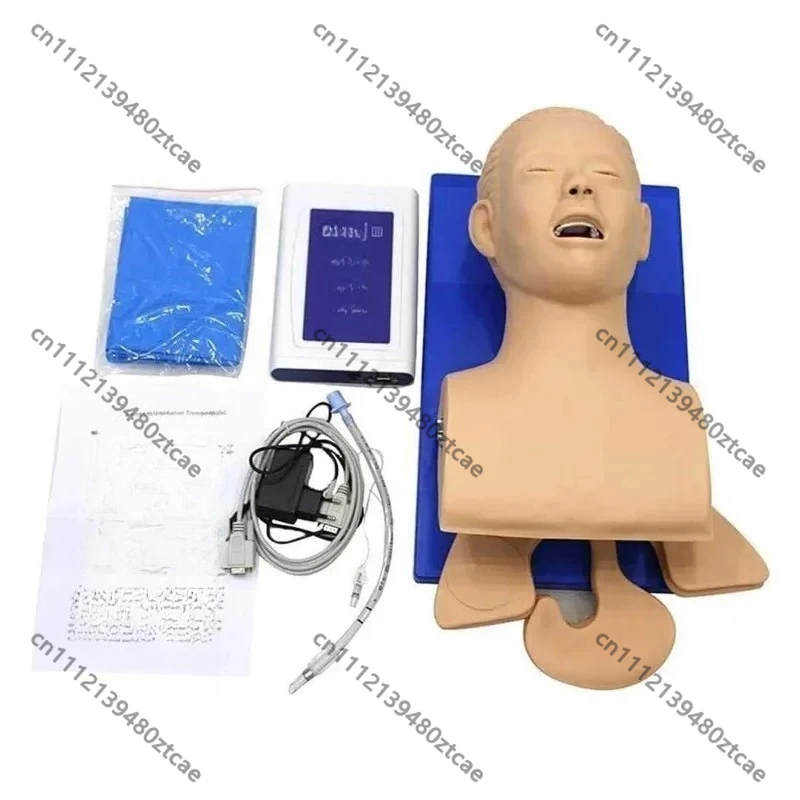 110-220V Electronic Tracheal Intubation Model Adult Oral Nasal Airway Simulation Mannequin for Medical Nursing Training