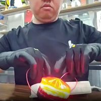 400/500V Insulated Working Gloves Nitrile Safety Safety Electrician Gloves Ultra-thin Anti Electric Shock Gloves