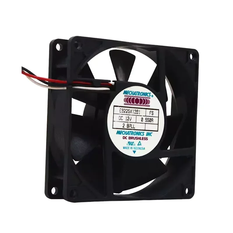 For MECHATRONICS 9025 E9225X12B1 12V 0.550A Power Supply Main Board Detection Cooling Fan