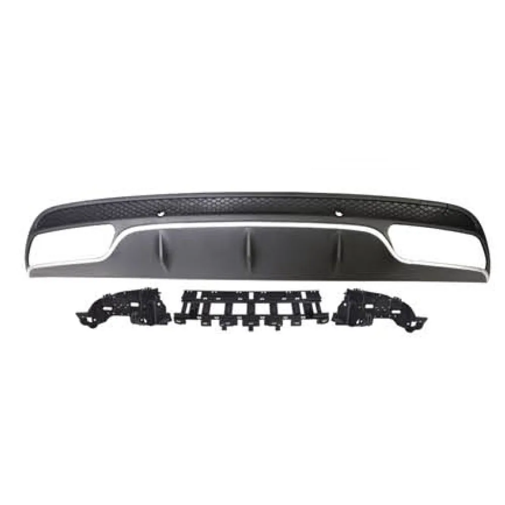 

Suitable for Silver rear diffuser of C-Class W205/C205 C63, rear lip of C63 AMG Mercedes-Benz sedan