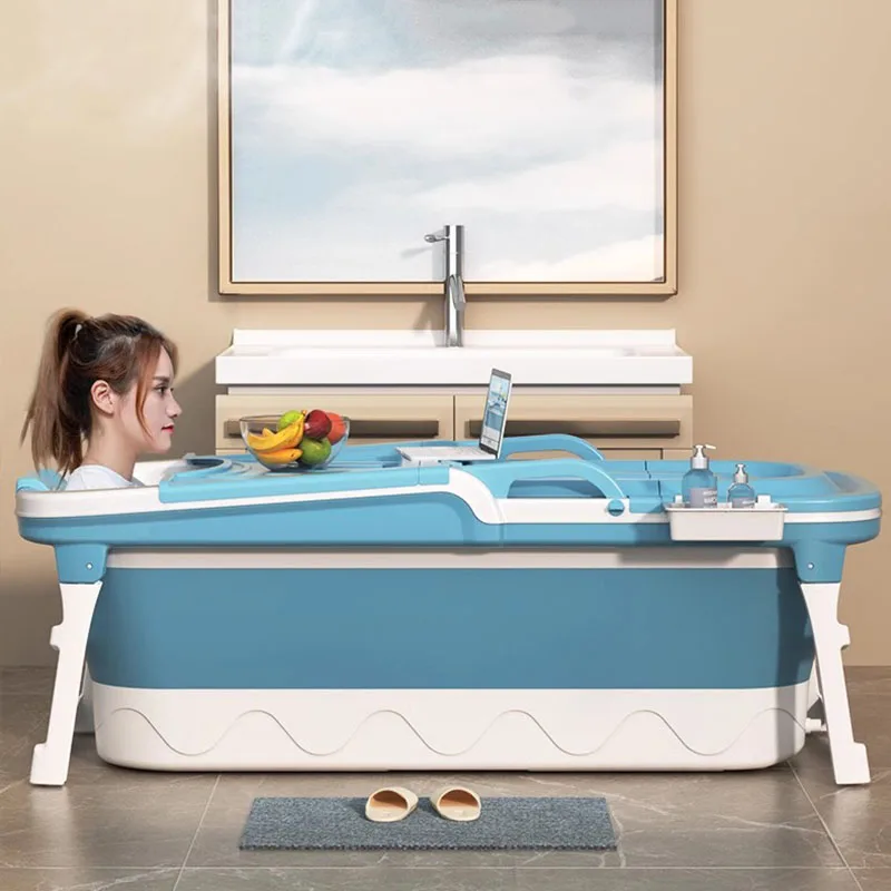 Adults Shower Bathtubs Slip Large Baby Women Items Foot Bath Bathtub Foldable Bathroom Baignoire Pliable Abulte Furniture