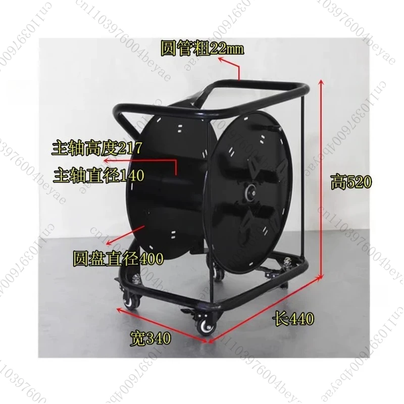 2PCS Durable Fiber Optical Spool Cable Drum Max Capacity Fiber Optic Cable Reel