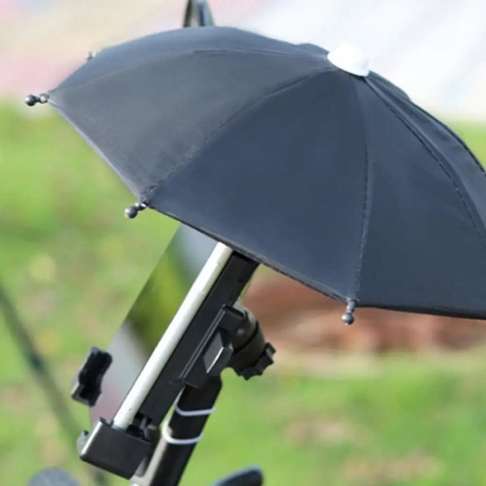 Cycling Phone Parasol Novelty Sun Protection Sunshade Umbrella Bicycle Phone Holder Motorcycle Phone Holder Mini Umbrella