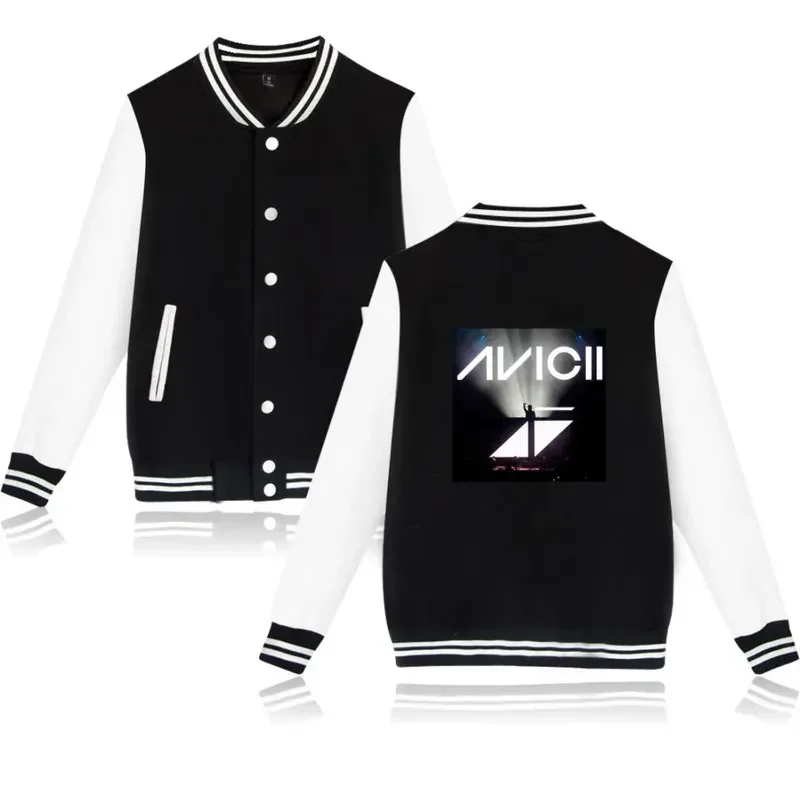 

DJ Avicii baseball jackets mens winter casual printing jacket Avicii print popular jacket men cool plus size clothes 4XL