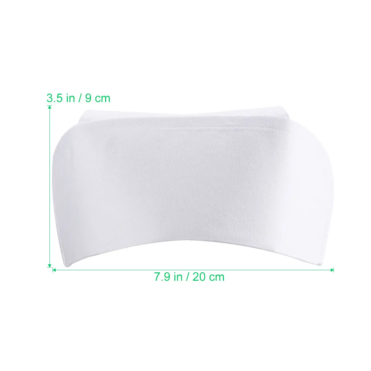 Nurse Cap for Women Adult Size White Comfortable Breathable Sweat Absorbent Textile Fabric Hat Costume Party Decoration Headband