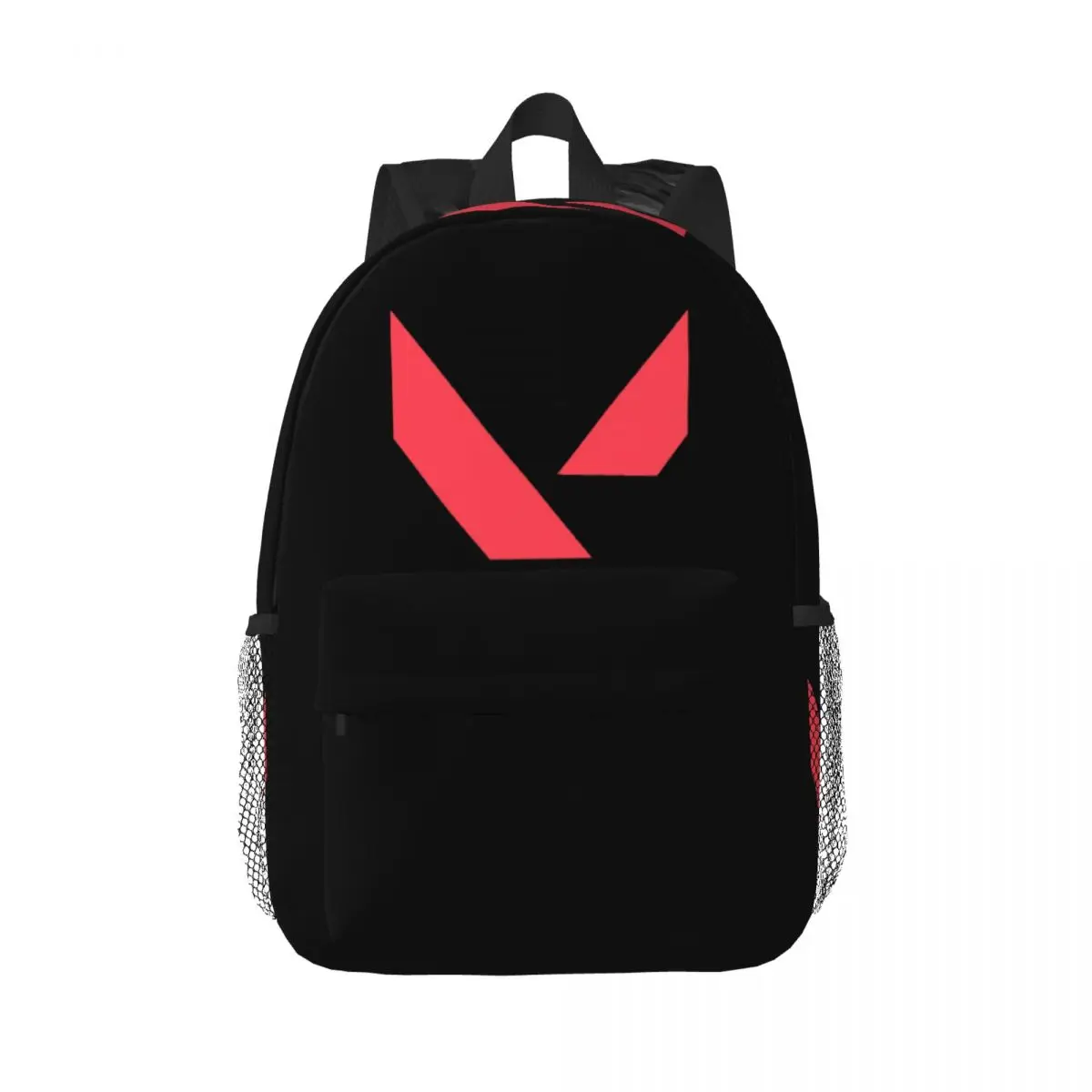 V-Valorant Riot Games Shooting Backpack Daypack Large Capacity Boys Girls BookBag Shoulder Bags for Men Women School Bag