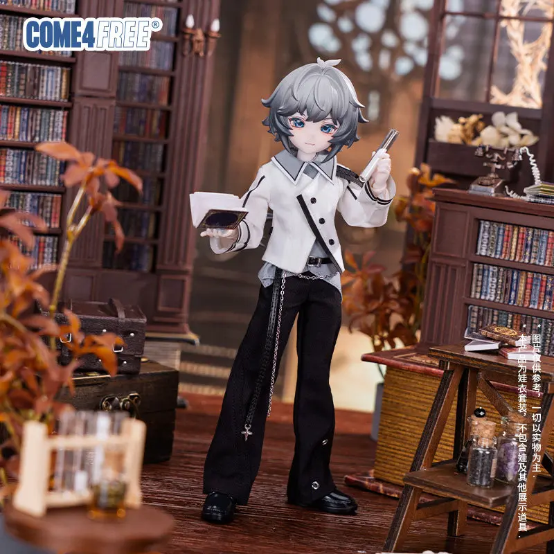 New Come4free Ob11 1/8 Bjd Doll Clothes Daily Series Gray Paradox Fashion Outfit Set Doll Replacement Only Clothes No Doll