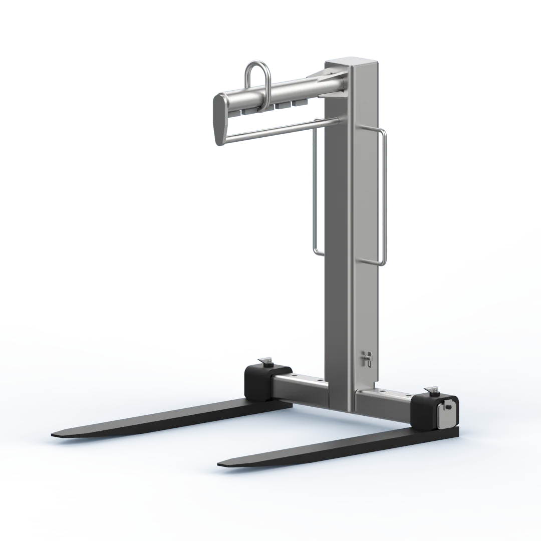 Impetus Forklift Attachment Pallet Hook Lifting Equipment Stainless Steel 2000kg Load Capacity 1 Year Warranty For