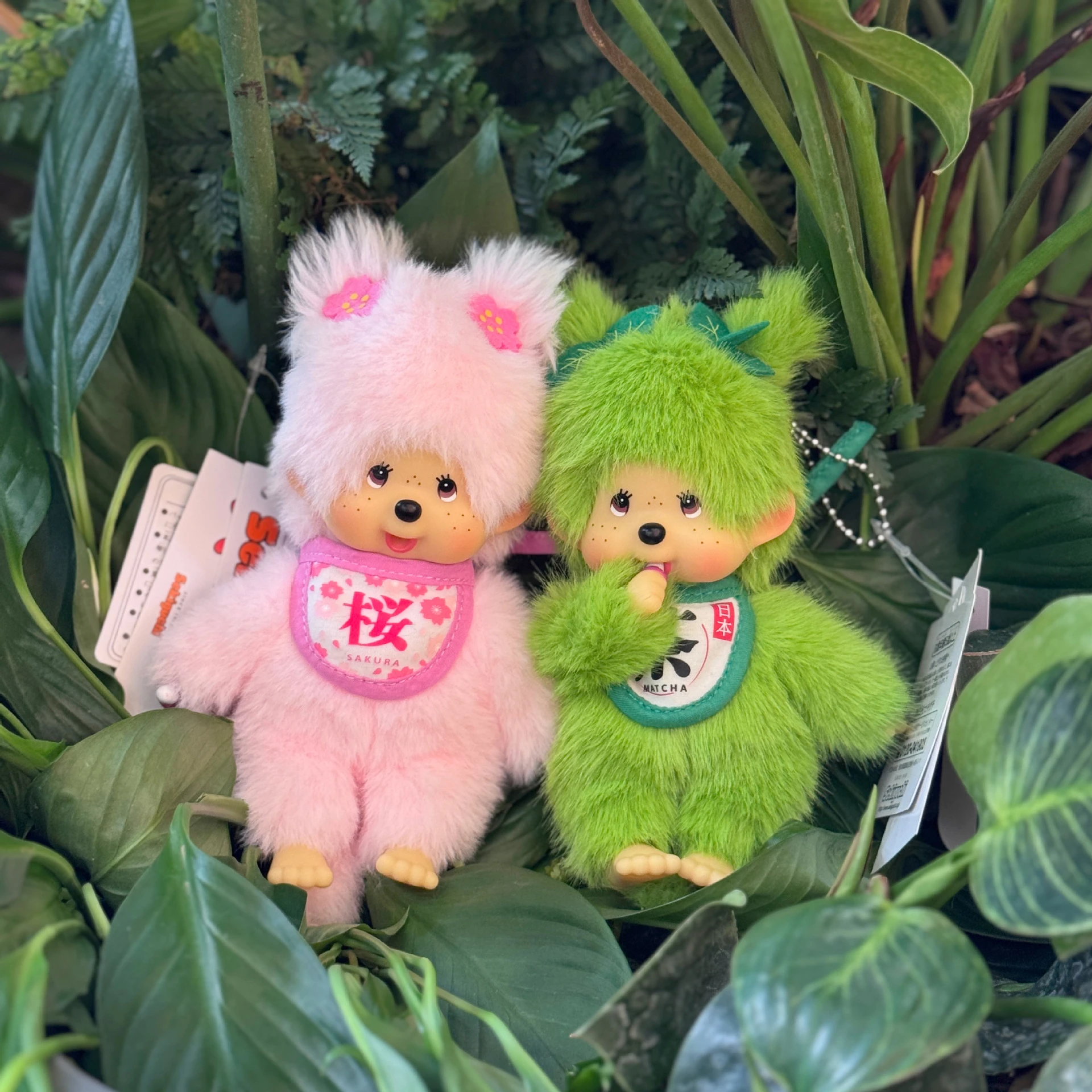 Cute Monchhichi plush Keychain Birthday Party Gift Monchhichi Hanging Pendant for Bags Cartoon Pendant