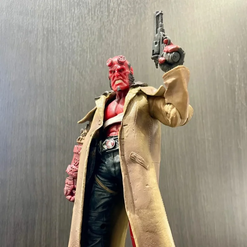 Figura de ação articulada hellboy de 18cm, 7 polegadas, 3 variantes, tamanho coletor, figura de qualidade premium, presentes de feriado favoritos para meninos