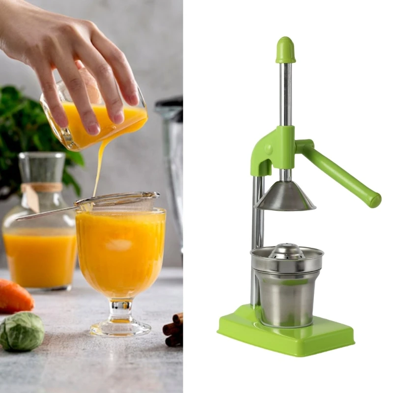 

Portable Juicing Tool Manual Citrus Press 304Stainless Steel Texture Beverage Tool Fruit Press Lemon Squeezer for Juices